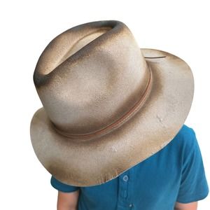Rugged Western Brixton Wesley Fedora 100% Wool